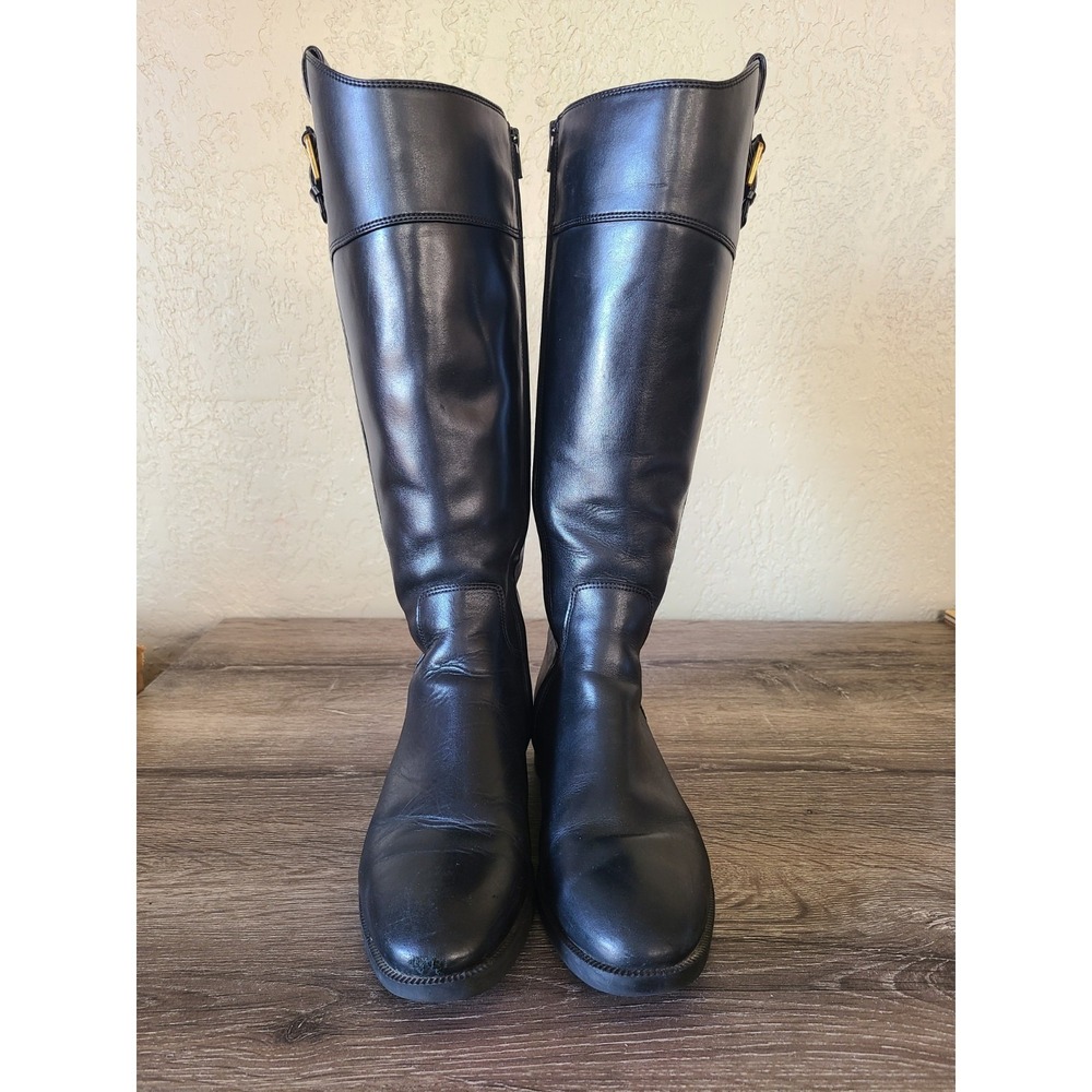 Vionic‎ Phillipa Womens Boots Black Size 7 Wide Calf High Shaft Water Repellent